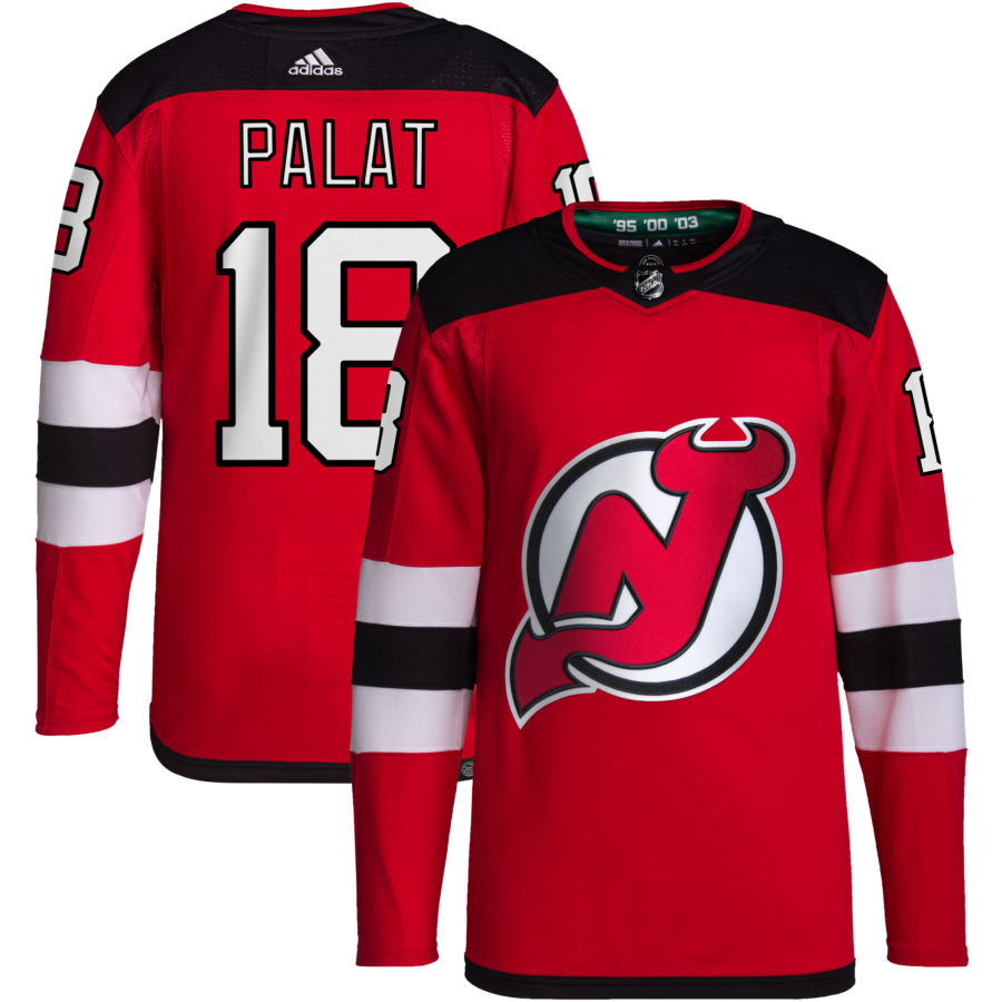 Ondrej Palat New Jersey Devils adidas Home Primegreen Authentic Pro Jersey - Red