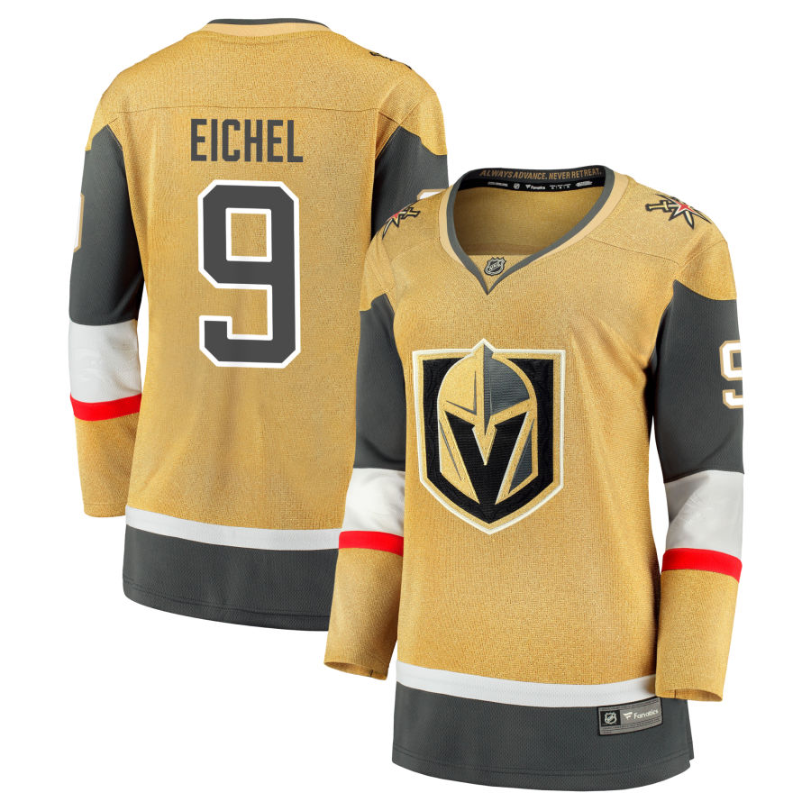 Jack Eichel  Vegas Golden Knights Fanatics Branded Women's Home Breakaway Jersey -