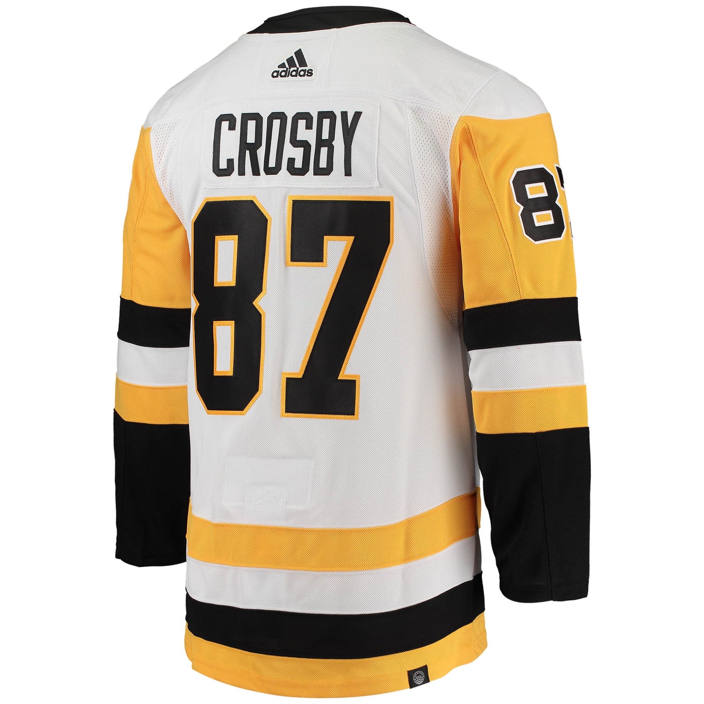 Sidney Crosby Pittsburgh Penguins adidas Away Captain Patch Primegreen Authentic Pro Player Jersey - White