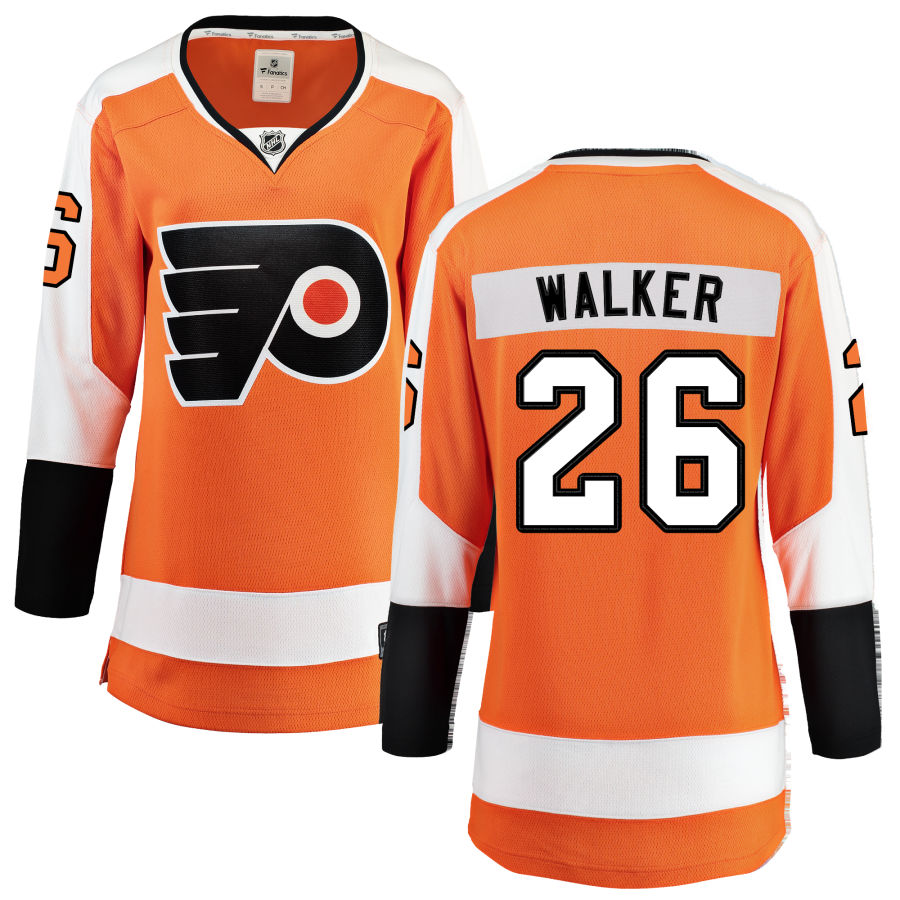 Sean Walker Philadelphia Flyers Fanatics Branded Women's Home Breakaway Jersey - Orange