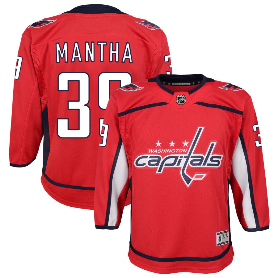 Anthony Mantha Washington Capitals Youth Home Premier Jersey - Red