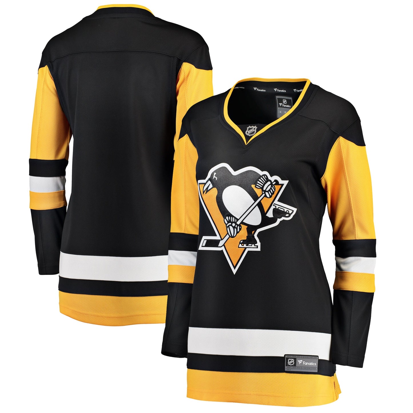 Pittsburgh Penguins Fanatics Branded Women's Breakaway Home Jersey - Black