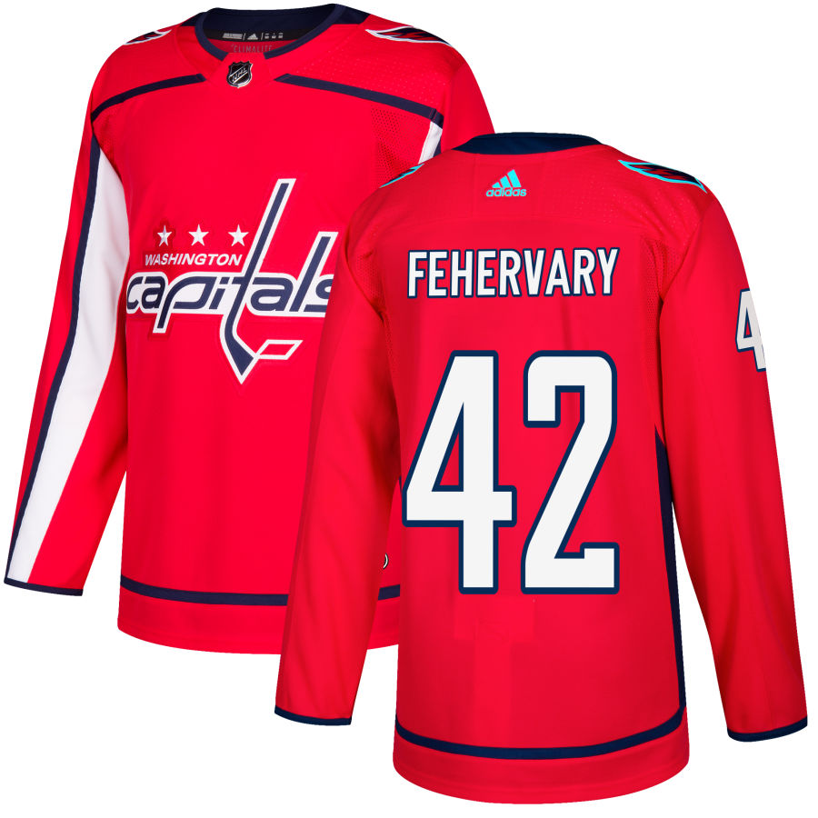 Martin Fehervary Washington Capitals adidas Authentic Jersey - Red