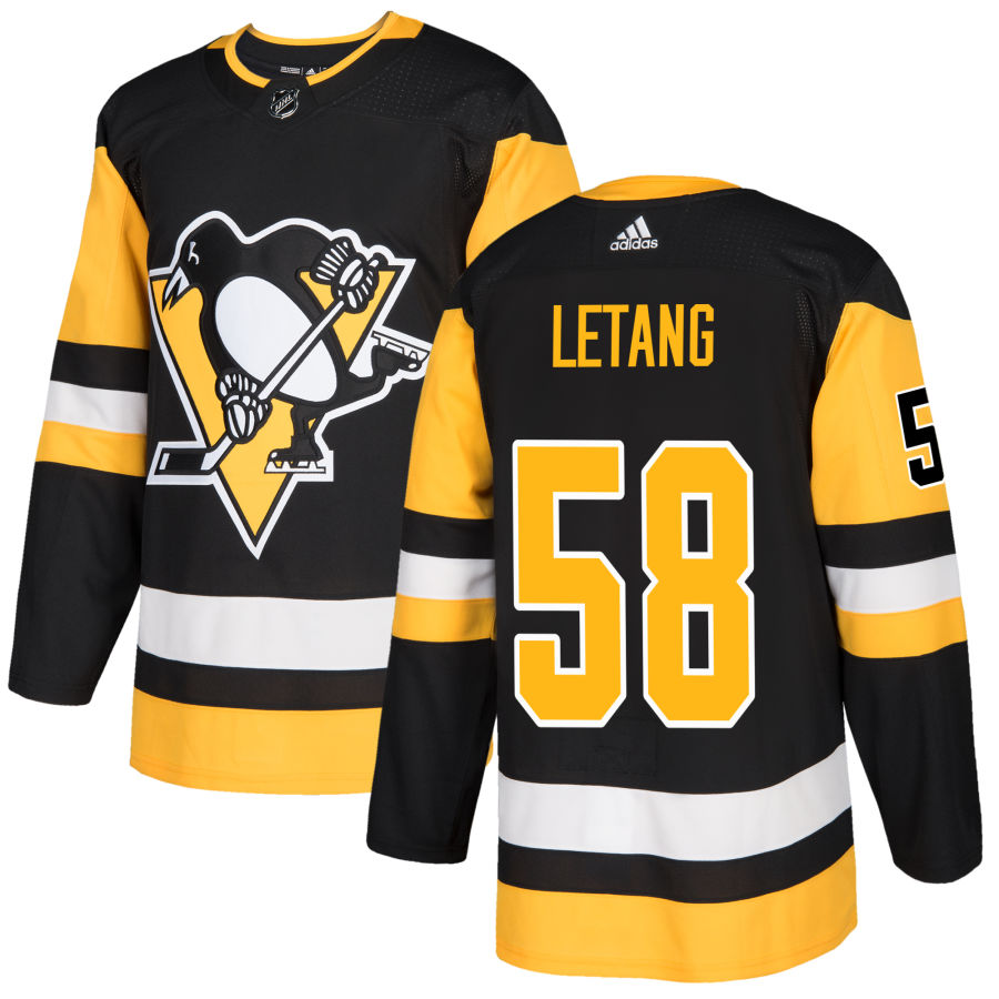 Kris Letang Pittsburgh Penguins adidas Authentic Jersey - Black