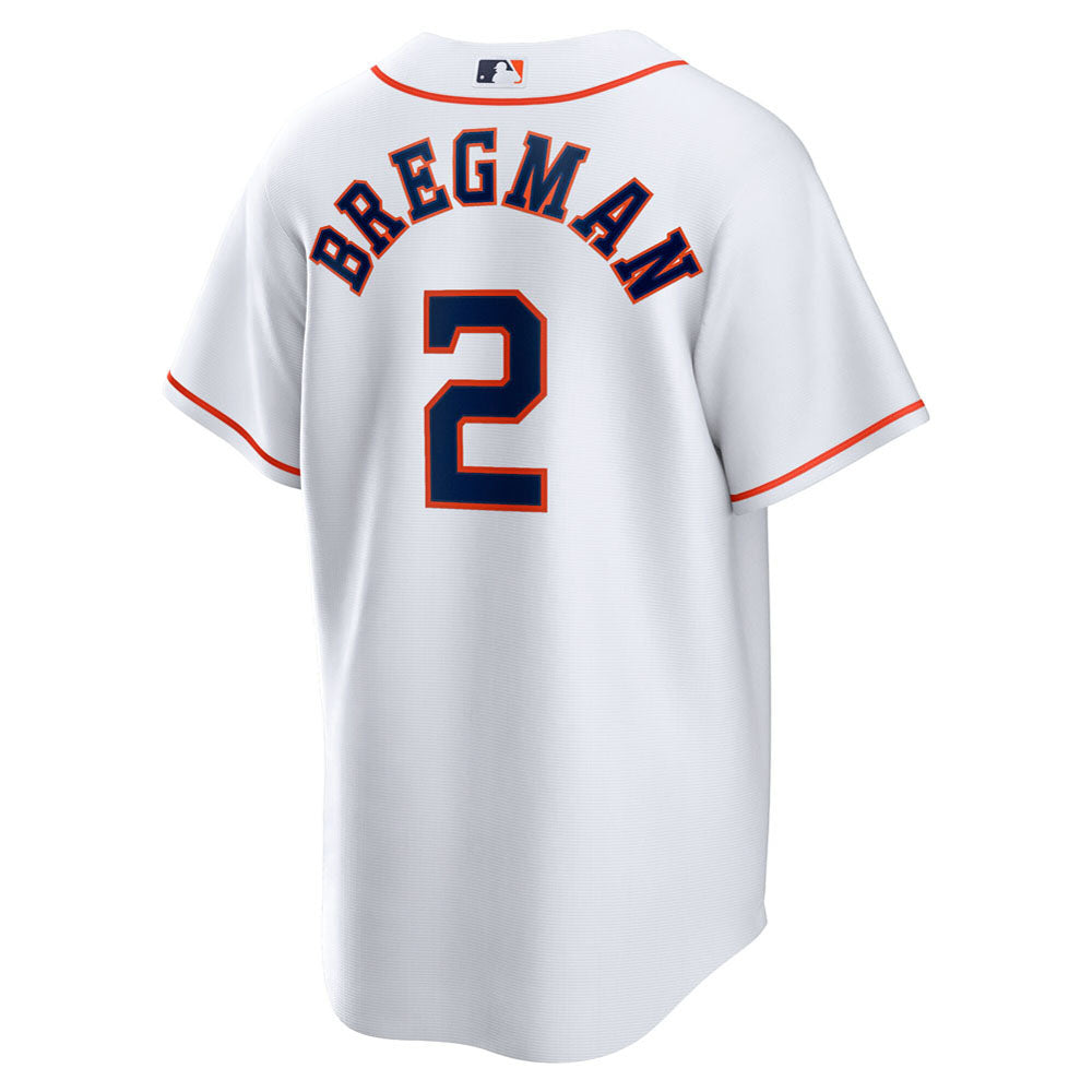 Men's Houston Astros Alex Bregman Home Player Name Jersey - White