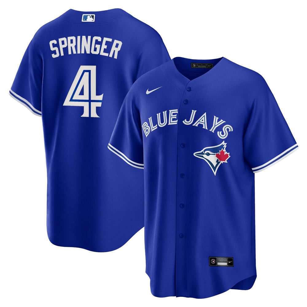 Men's Toronto Blue Jays George Springer Alternate Player Jersey - Royal