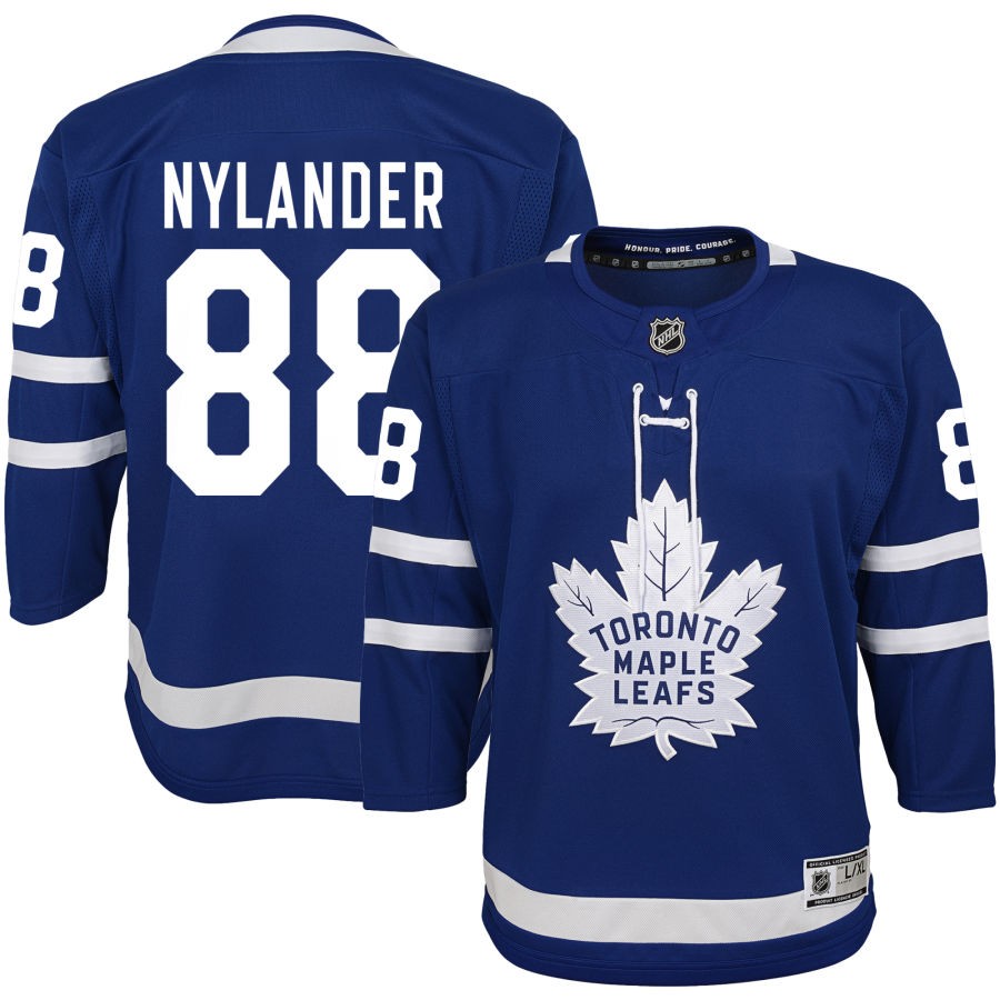 William Nylander Toronto Maple Leafs Youth Home Premier Jersey - Blue