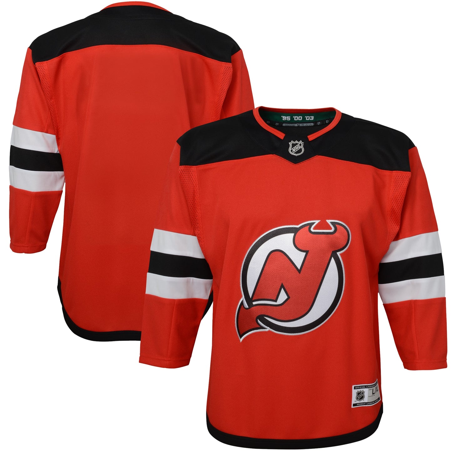 New Jersey Devils Youth Home Premier Blank Jersey - Red