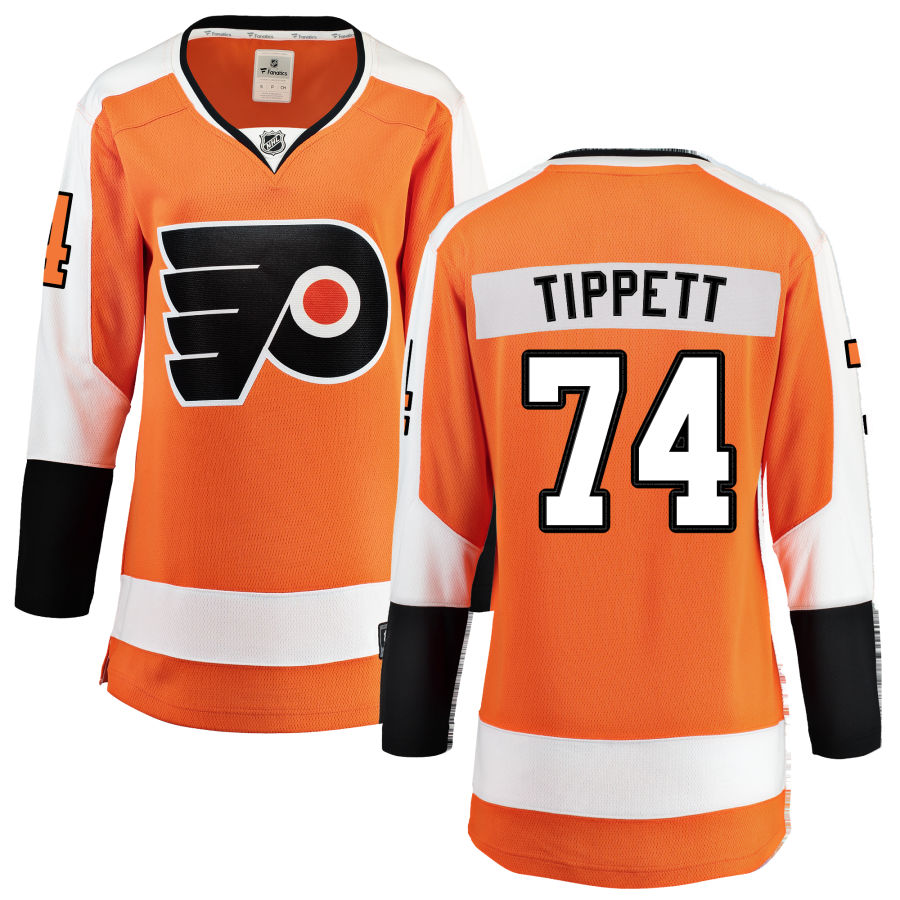 Owen Tippett Philadelphia Flyers Fanatics Branded Women's Home Breakaway Jersey - Orange