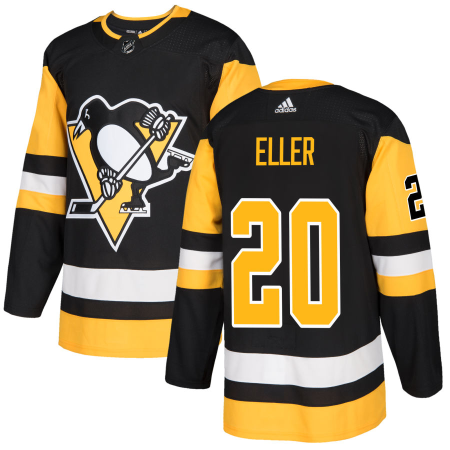 Lars Eller Pittsburgh Penguins adidas Authentic Jersey - Black