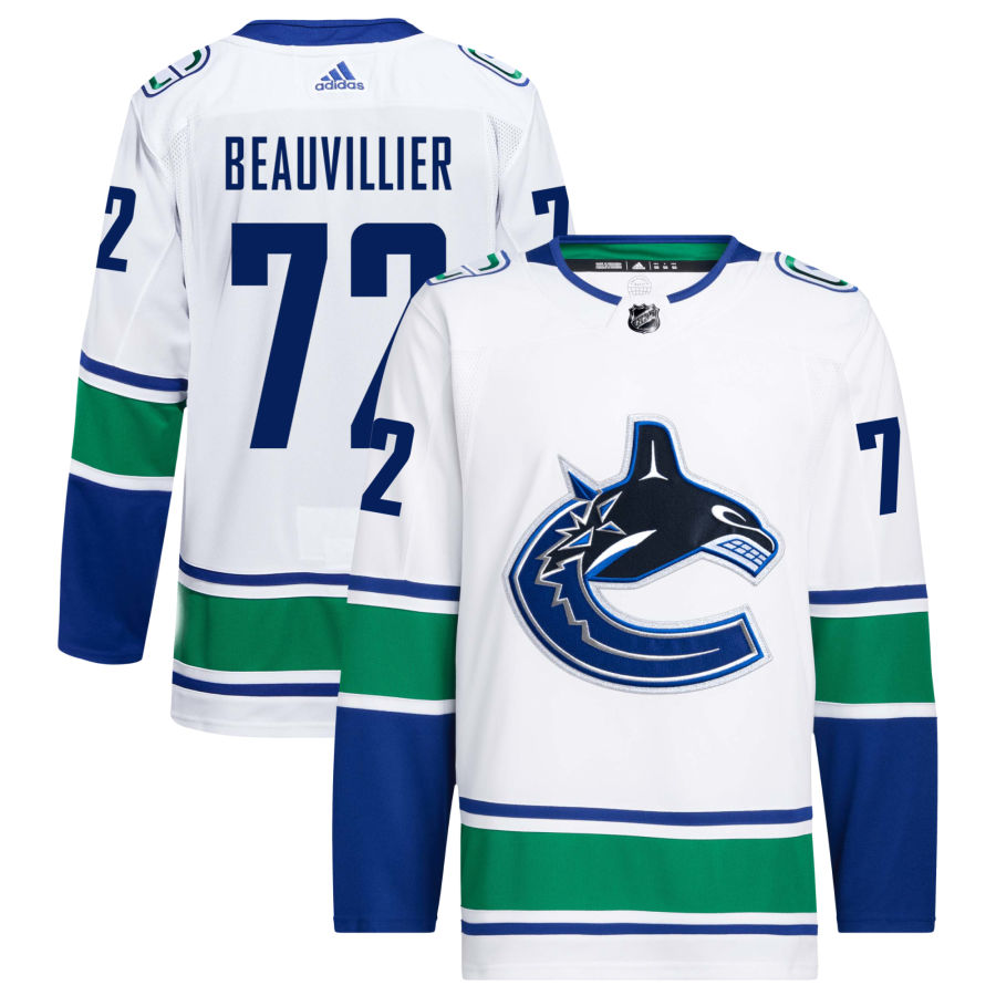 Anthony Beauvillier Vancouver Canucks adidas Away Primegreen Authentic Pro Jersey - White