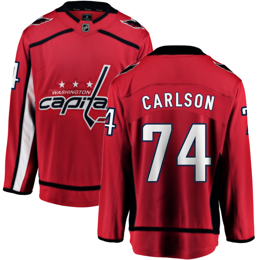 John Carlson Washington Capitals Fanatics Branded Home Breakaway Jersey - Red