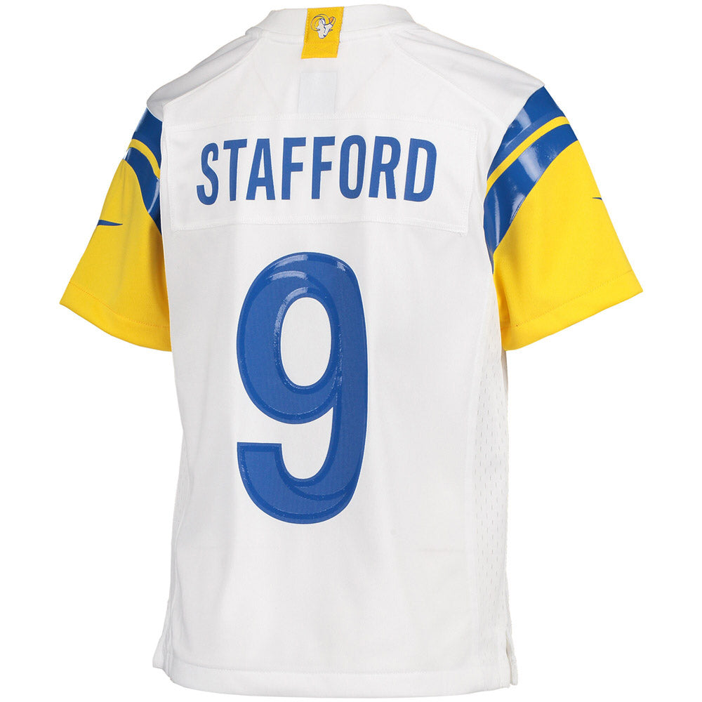 Youth Los Angeles Rams Matthew Stafford Game Jersey White