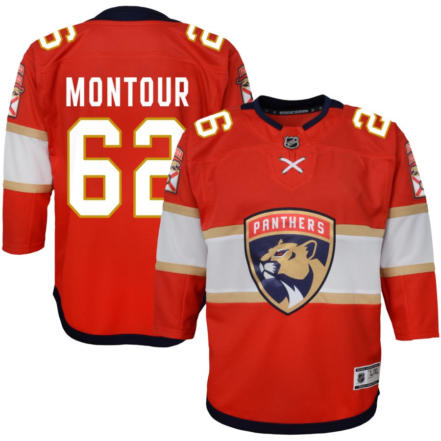 Brandon Montour Florida Panthers Youth Home Premier Jersey - Red