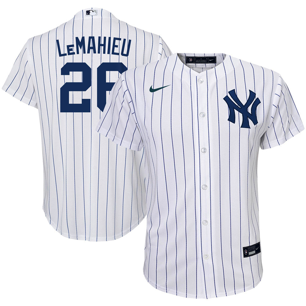 Youth New York Yankees DJ LeMahieu Home Player Jersey - White