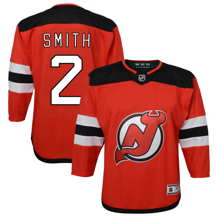 Brendan Smith New Jersey Devils Youth Home Premier Jersey - Red