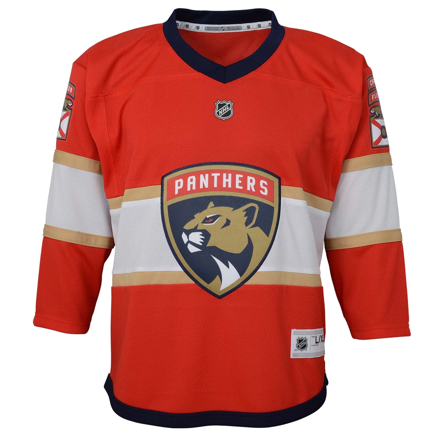 Florida Panthers Youth Home Replica Blank Jersey - Red