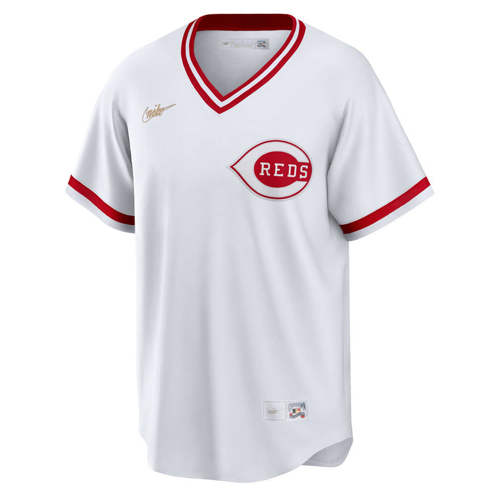 Men's Cincinnati Reds Barry Larkin Home Cooperstown Collection Player Jersey - White