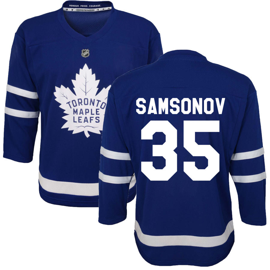 Ilya Samsonov Toronto Maple Leafs Preschool Home Replica Jersey - Blue