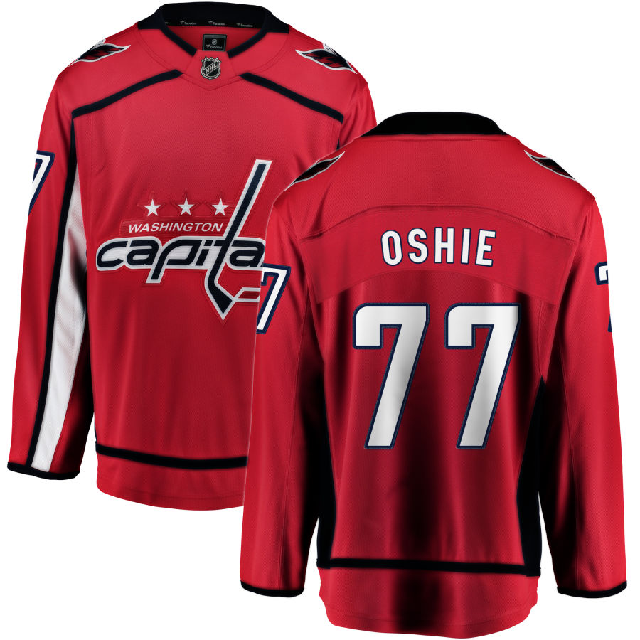 T.J. Oshie Washington Capitals Fanatics Branded Home Breakaway Jersey - Red