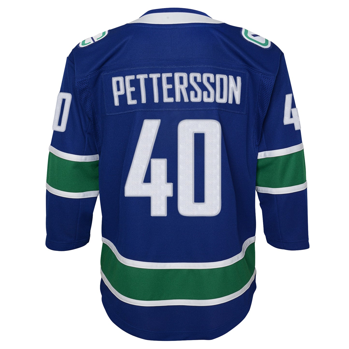 Elias Pettersson Vancouver Canucks Youth 2019/20 Home Premier Player Jersey - Royal