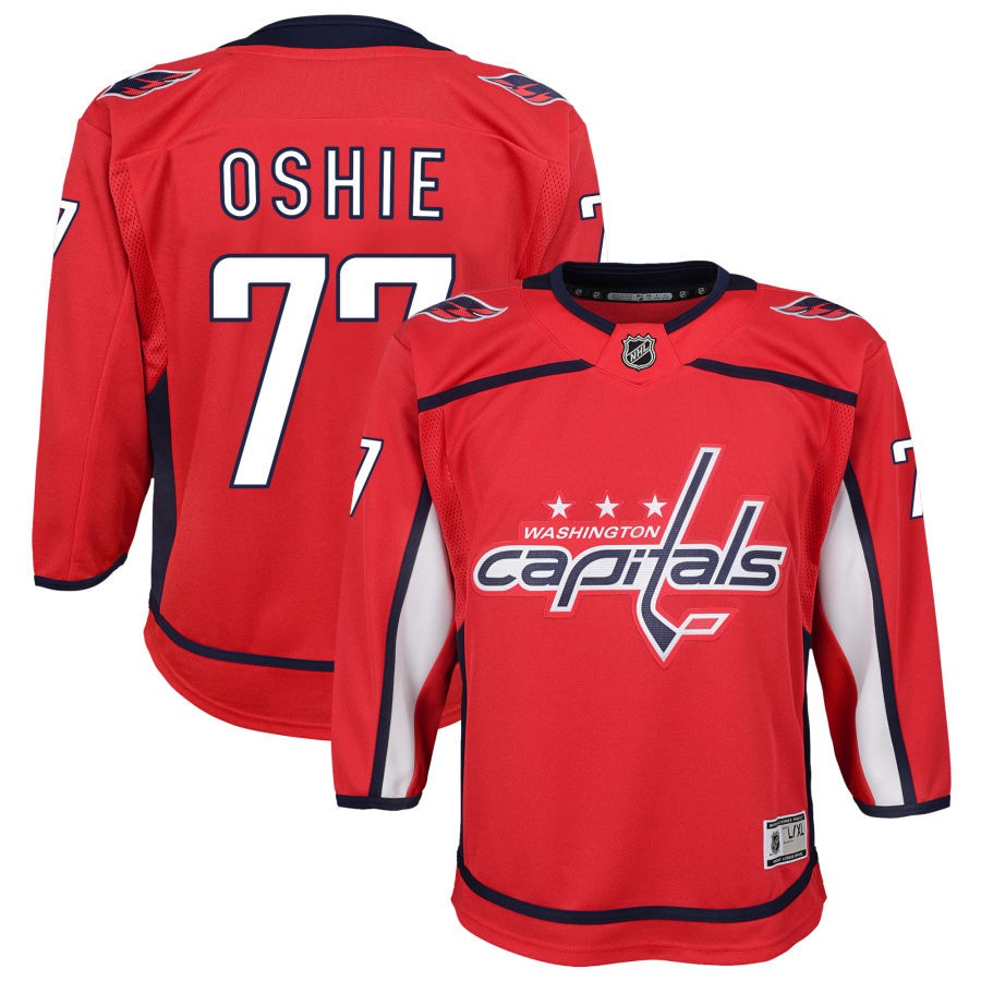 T.J. Oshie Washington Capitals Youth Home Premier Jersey - Red