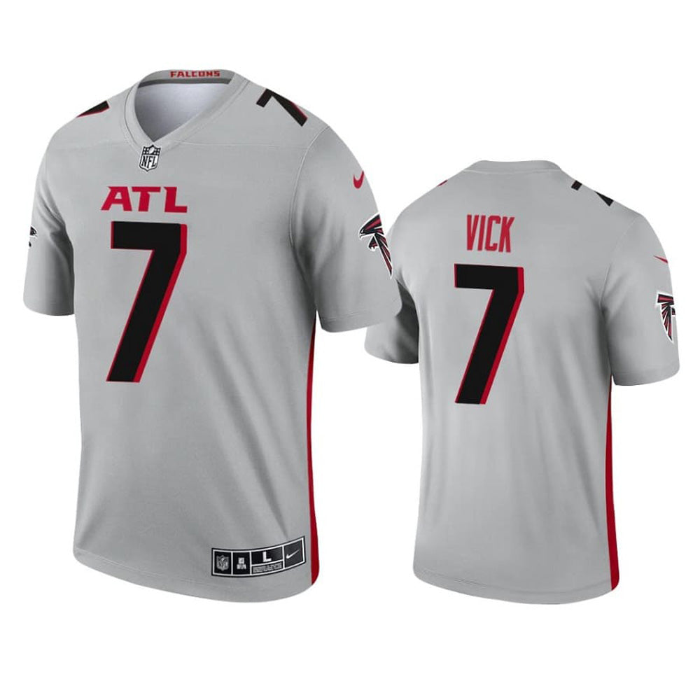 Youth Atlanta Falcons Michael Vick Inverted Legend Jersey - Silver