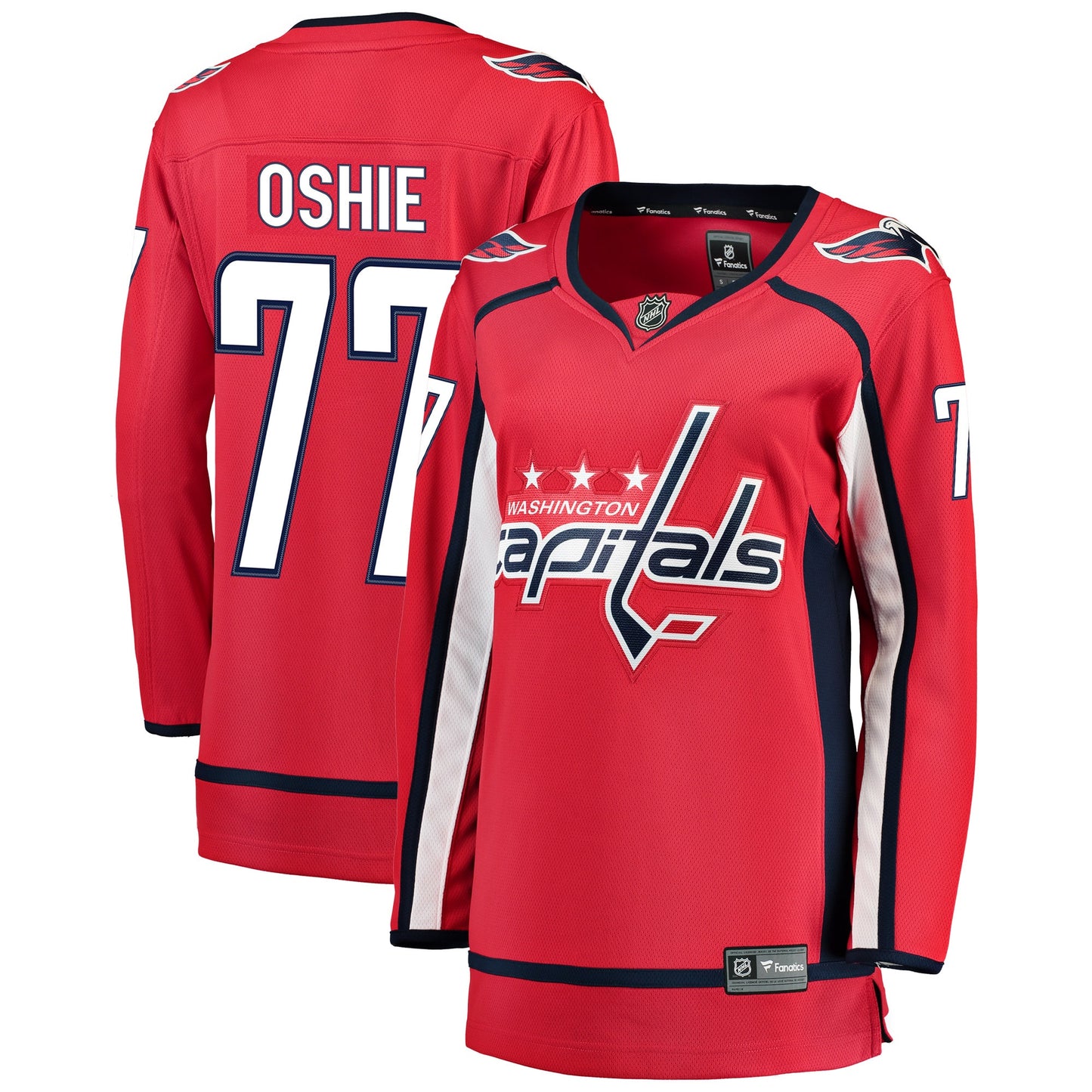 TJ Oshie Washington Capitals Fanatics Branded Women's Home Breakaway Player Jersey - Red