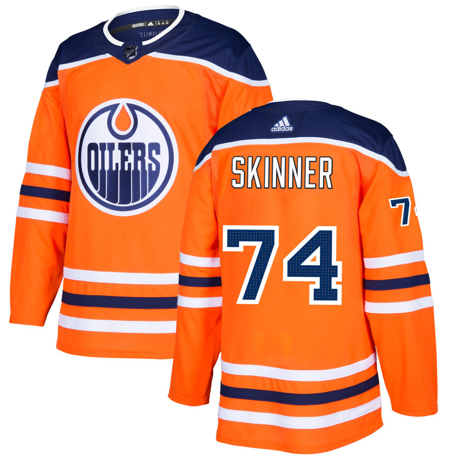 Stuart Skinner Edmonton Oilers adidas Authentic Jersey - Orange