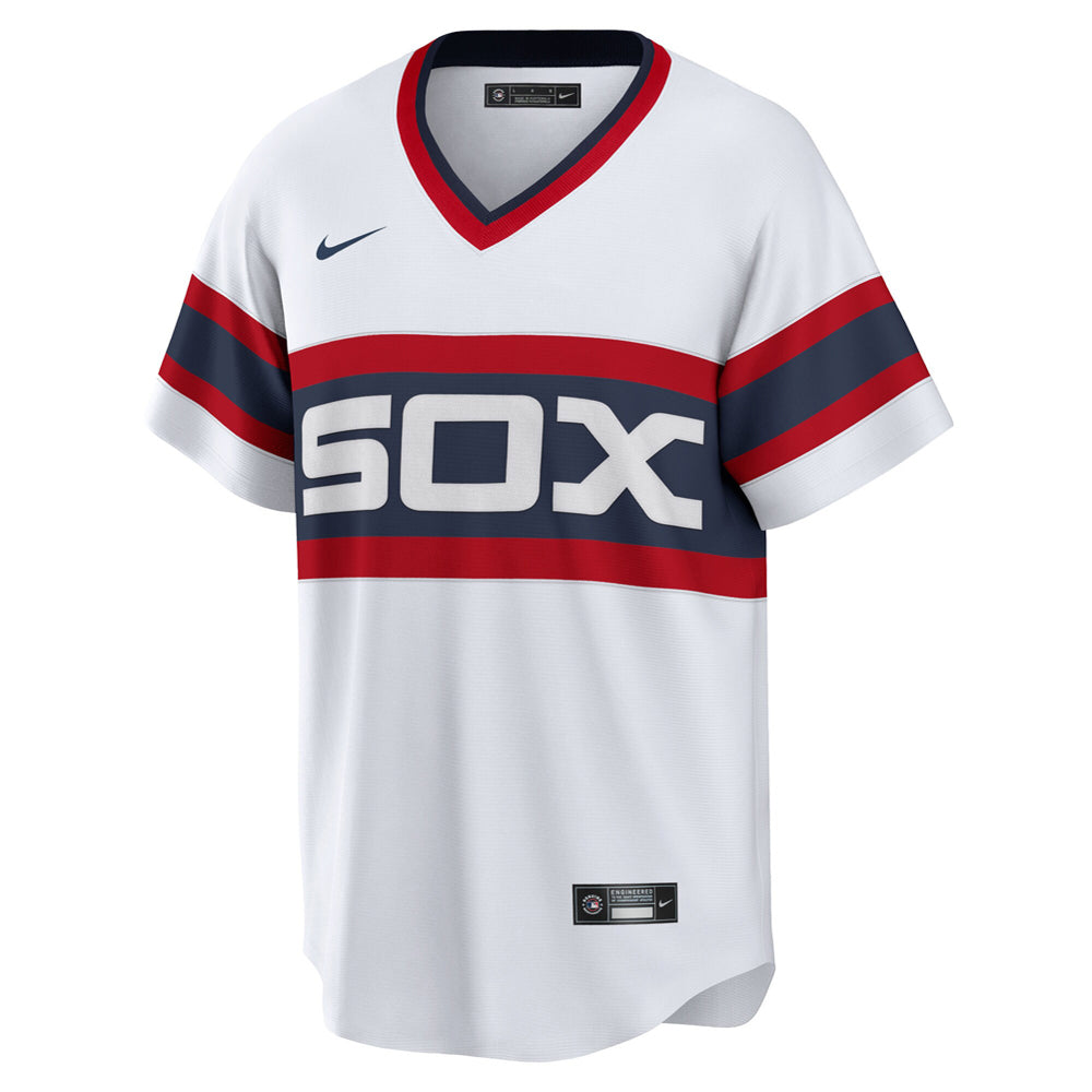 Men's Chicago White Sox Carlton Fisk Home Cooperstown Collection Team Player Jersey - White