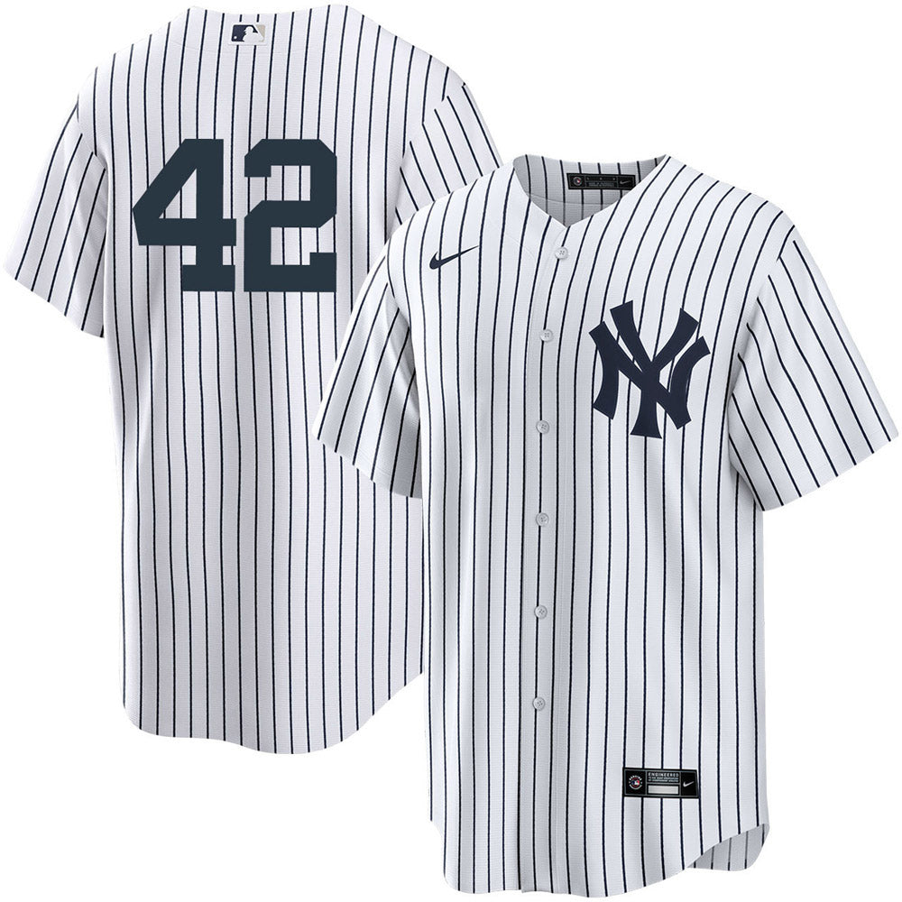 Youth New York Yankees Mariano Rivera Replica Home Jersey - White