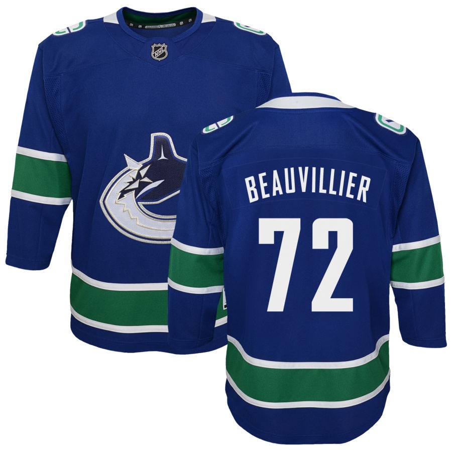 Anthony Beauvillier Vancouver Canucks Youth Premier Jersey - Blue