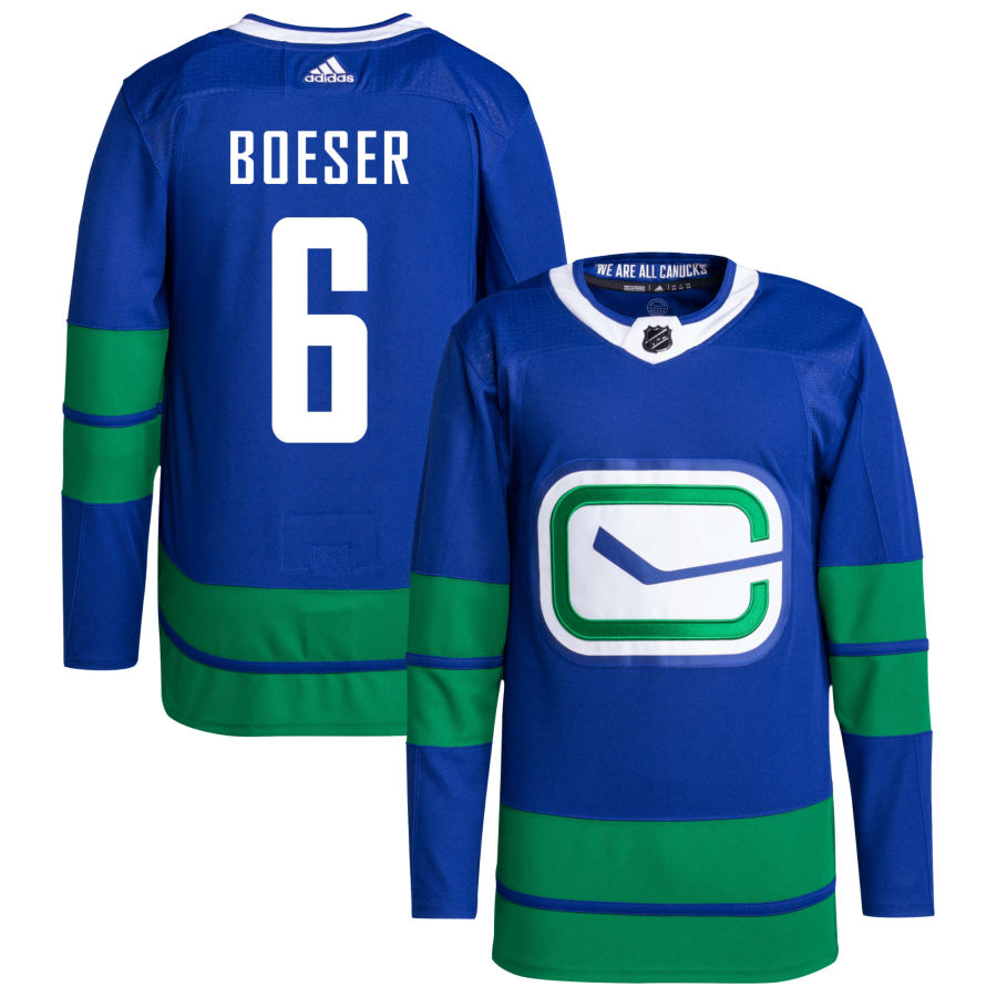 Brock Boeser Vancouver Canucks adidas Primegreen Authentic Pro Jersey - Royal