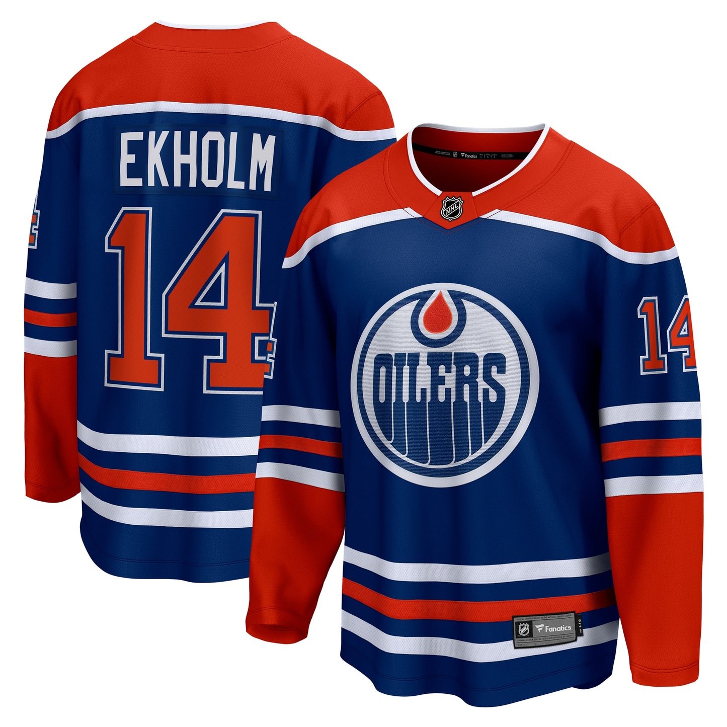 Mattias Ekholm Edmonton Oilers Fanatics Branded Home Breakaway Jersey - Royal